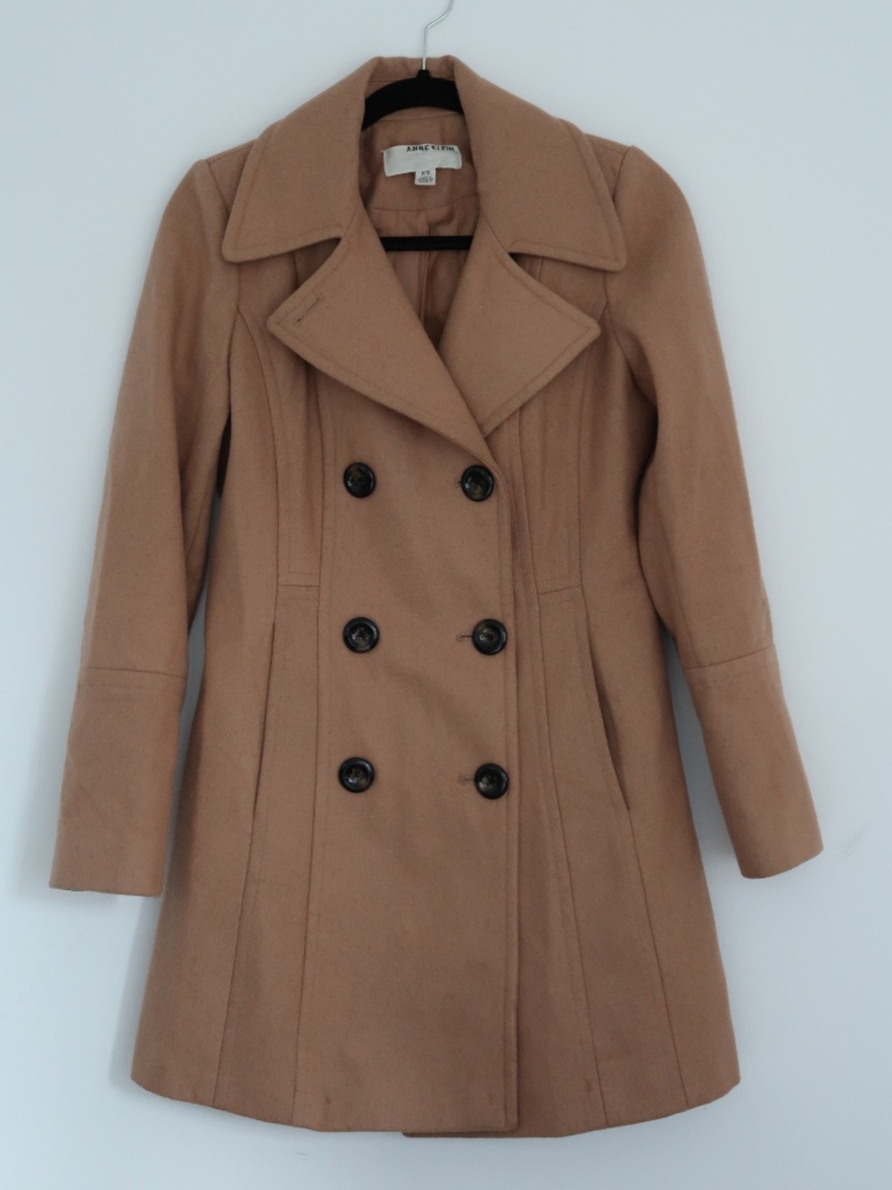 Anne Klein mixed wool / polyester coat